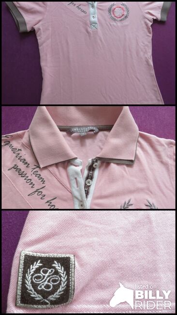 Schockemöhle Poloshirt Gr. S rosa 2 x getragen neuwertig, Schockemöhle i, sunnygirl, Koszulki i t-shirty, München, Image 4