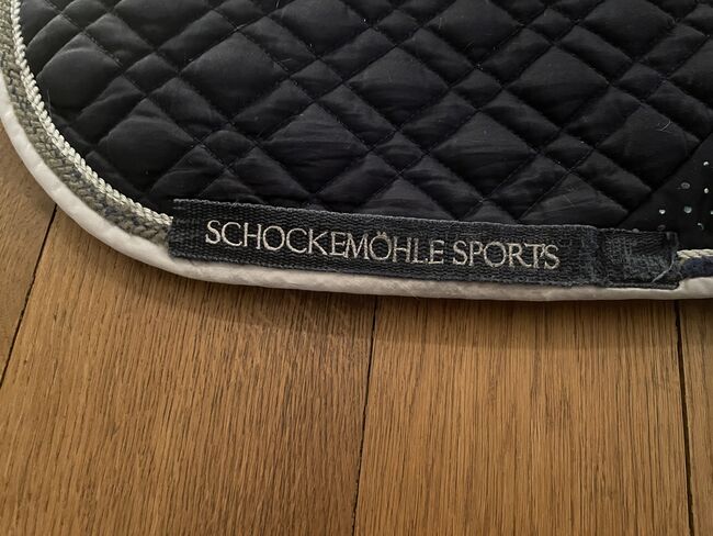 Schockemöhle Pony Dressur Schabracke dunkelblau Glitzer Dr, Charlotte Voß, Dressage Pads, Drensteinfurt, Image 3