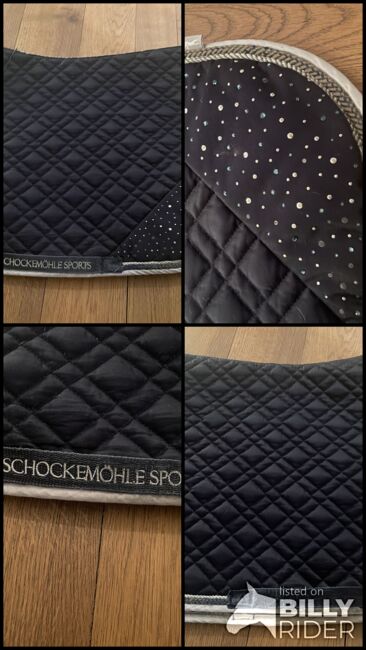 Schockemöhle Pony Dressur Schabracke dunkelblau Glitzer Dr, Charlotte Voß, Dressage Pads, Drensteinfurt, Image 5