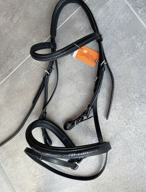 Schockemöhle Trense Croco WB NEU, Schockemöhle, Julchen, Bridles & Headstalls, Hollnseth , Image 3