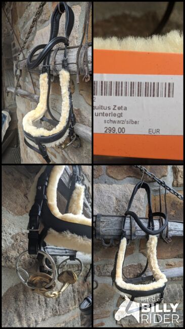 Trense Schockemöhle mit Lammfell + Gebiss, Schockemöhle  Equitus Zeta, Nina Schmied, Bridles & Headstalls, Bochum, Image 5