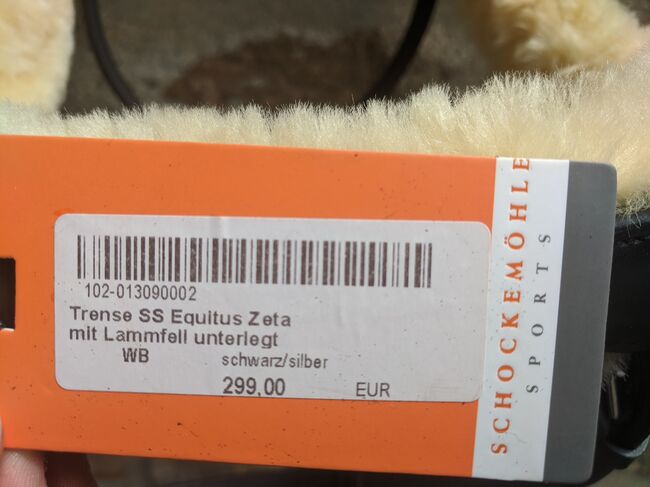 Trense Schockemöhle mit Lammfell + Gebiss, Schockemöhle  Equitus Zeta, Nina Schmied, Ogłowia, Bochum, Image 2
