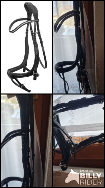 Schockemöhle Sports Trense EQUITUS BETA XL-WB black/silver, Schockemöhle Sports Equitus Beta, M.O., Bridles & Headstalls, Villach, Image 7