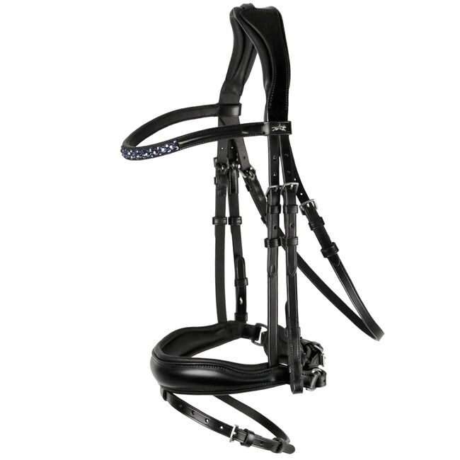 Schockemöhle Sports Trense STANFORD S XL-WB  black/Jeans/silver, Schockemöhle Sports  Stanford S, M.O., Bridles & Headstalls, Villach