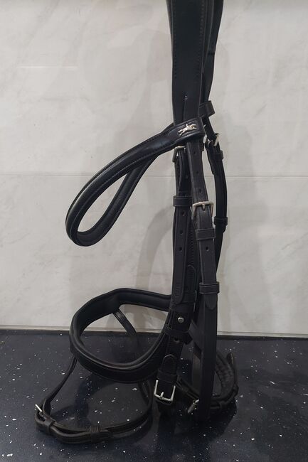 Schockemohle Equitus Delta Bridle BLACK XFULL, Schockemöhle , Carrie Holcombe-Lloyd, Bridles & Headstalls, LEOMINSTER, Image 2