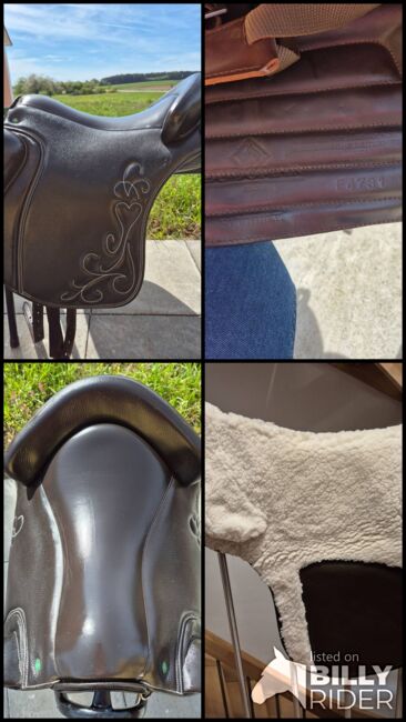 Schulsattel Jerez MRS ohne vordere Galerie mit neuem Lammfell, Ludomar MRS Potrera, Eli, Baroque Saddle, Königsmoos, Image 6