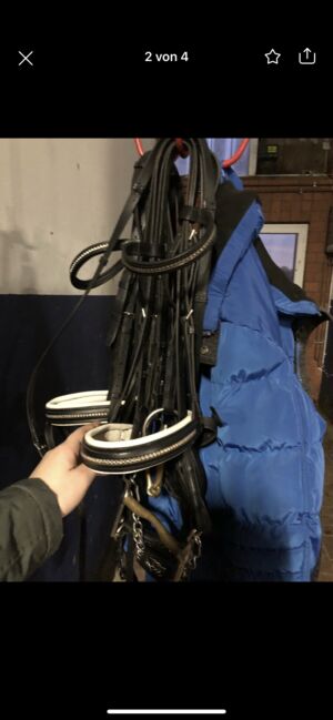 Schumacher Kandarre mit Swarovsiks, Schumacher , Charlotte Burbank, Bridles & Headstalls, LÜDINGHAUSEN, Image 2