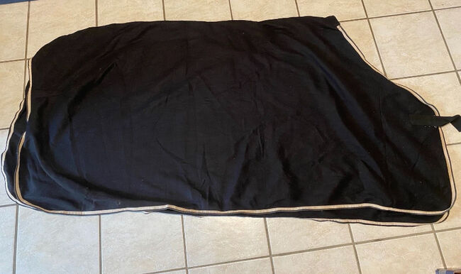 Schwarze Abschwitzdecke, HKM, Celine, Pferdedecken, Drensteinfurt
