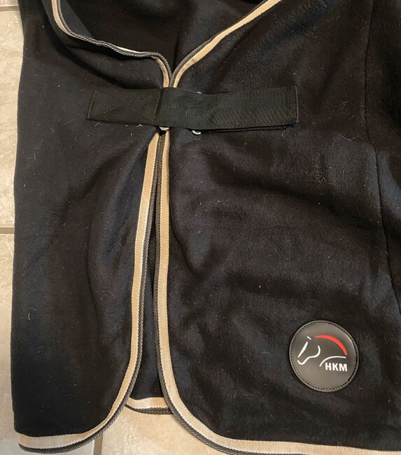 Schwarze Abschwitzdecke, HKM, Celine, Pferdedecken, Drensteinfurt, Abbildung 3