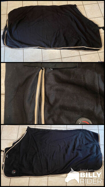 Schwarze Abschwitzdecke, HKM, Celine, Pferdedecken, Drensteinfurt, Abbildung 4
