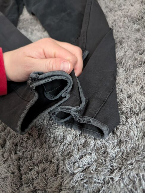 Schwarze Ganzlederbesatz Reithose, 4 Riders, Laura , Reithosen, Essen, Abbildung 3