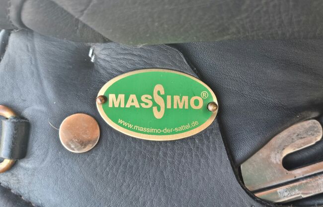 Zwart Massimo Trail zadel met franse kussens, Massimo Trail, Sare, Dressursattel, Peer, Abbildung 6