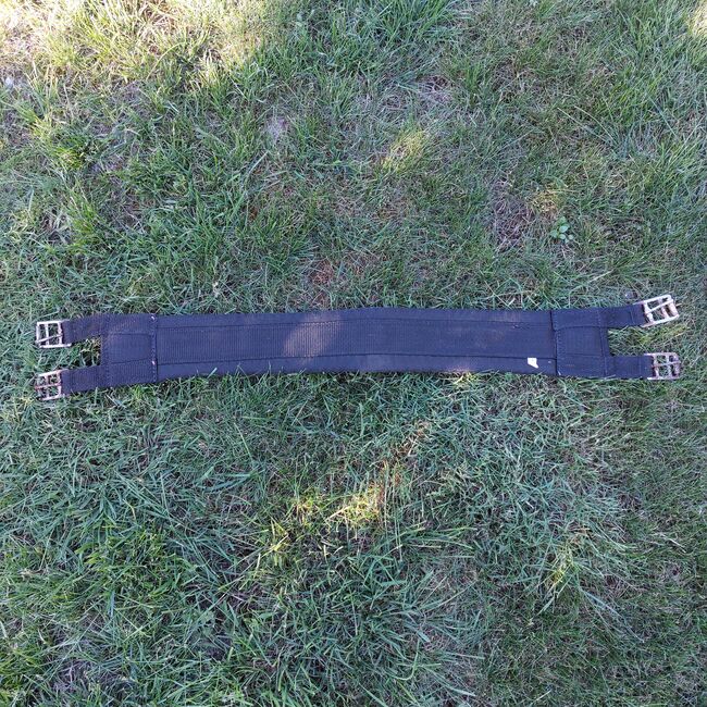 Schwarzer Sattelgurt Länge 90cm glattes Material, Nicole , Sattelgurte, Norderstedt