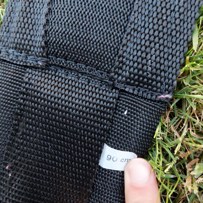 Schwarzer Sattelgurt Länge 90cm glattes Material, Nicole , Sattelgurte, Norderstedt, Abbildung 3