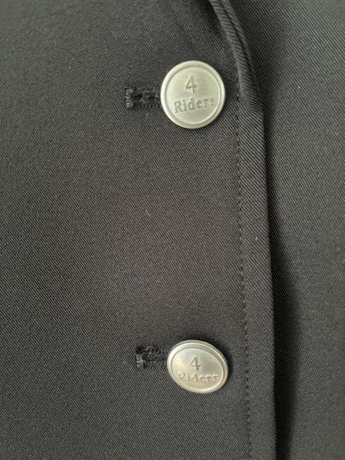 Schwarzes Jacket, 4 Riders, Pia , Turnierbekleidung, Bochum , Abbildung 3