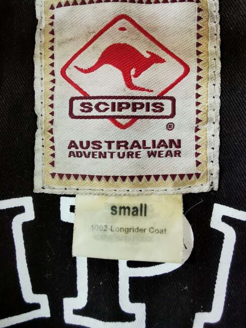 Scippis Oilskin Mantel - Regenreitmantel, Wachsmantel, Regenmantel - Größe S, Scippis Longrider Coat, Hermine S., Kurtki jeździeckie i kamizelki, Groß Sankt Florian, Image 4