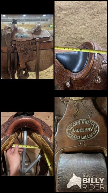 Scott Thomas rope saddle, Scott thomas, Taylor Brown, Siodło westernowe , Fremont, Image 6