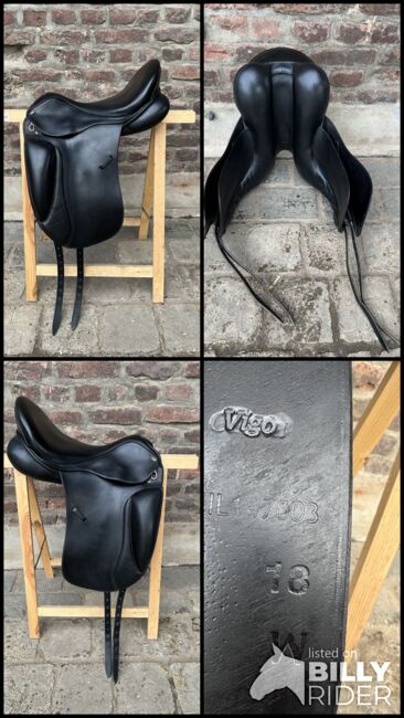 SeaBis Dressursattel Vigo 18“ in schwarz, SeaBis Vigo, Marina Anders, Dressage Saddle, Rommerskirchen, Image 7