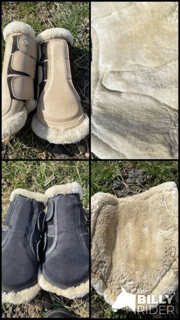 Selection of faux fur brushing boots, Melanie, Tendon Boots, Tewkesbury, Image 5