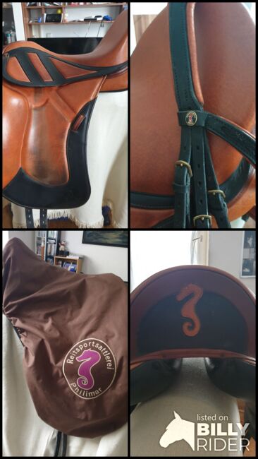 Verkaufe super schönen Sattel mit passender Kandare, Phillimar  Champions League , Viola Golm, Dressage Saddle, Mannheim, Image 9