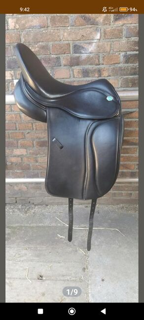 Sella Rosa dressuur 17 inch, Sella Rosa, Nikki brand , Dressage Saddle, Oegstgeest