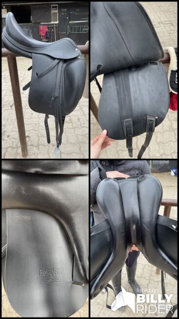 Selleria Equipe Dressursattel Emporio 17,5 Zoll schwarz, Selleria Equipe Emporio, Anna-Lena Dick , Dressage Saddle, Neustadt, Image 5