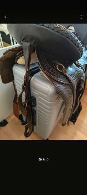 Selten! Charro-/Vaquero-Westernsattel mit spezieller Polsterung, Birgit, Westernsattel, Leipzig, Abbildung 9