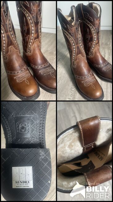 Sendra Boots Neu Leder Westernboots Cowboystiefel Gr 41, Sendra boots, Anja, Riding Boots, Parsdorf, Image 8