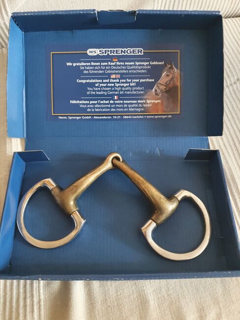 einfach gebrochenes Gebiss Sensogan Sprenger, Sprenger Sensogan , Kathy, Horse Bits, Hamburg