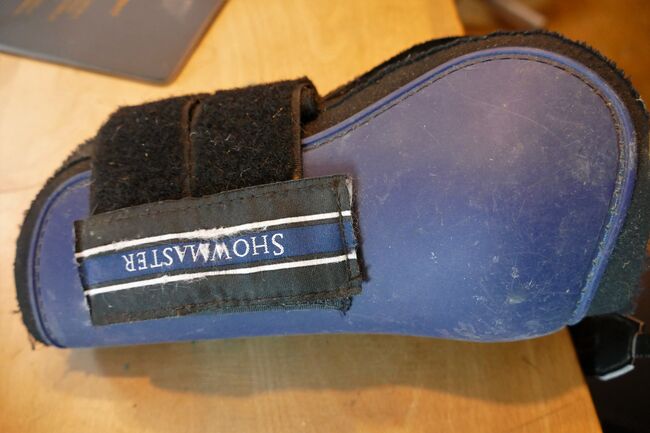 Set Gamaschen mit Streichkappen Pony Blau, Showmaster, Flora Sommer, Tendon Boots, Bad Urach