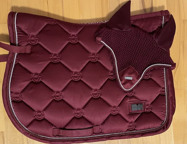 Set Equestrian Stockholm Weinrot, Equestrian Stockholm , Friedrike Unkel-Mohrmann, Dressage Pads, Heiligenstedtenerkamp
