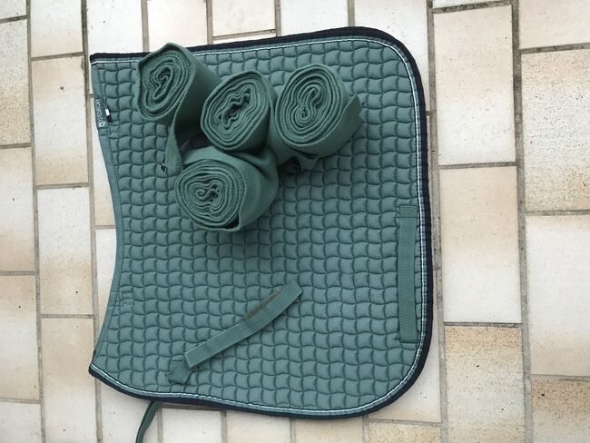 Set Schabracke und Bandagen DL, Eskadron Dressur/ Sarpine Green, F.F., Schabracken, Illingen