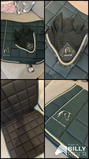 Set aus Schabracke und Fliegenhaube, Cheval de Luxe, Maike Poschen, Schabracken, Schleiden, Abbildung 7