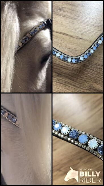 Shetty Stirnriemen Cavoux *neuwertig*, Cavoux Horsefashion, Corinna, Browbands, Waltrop, Image 7