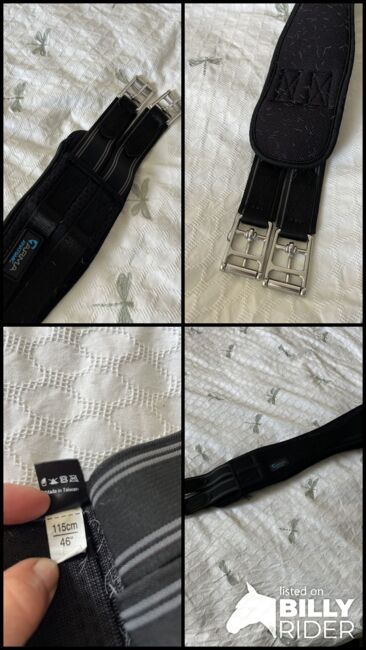 Shires Airflow Elastic Girth - Size: 46", Colour: Black x1, Shires, Jeanette Alison Caw, Girths & Cinches, Sheffield, Image 6