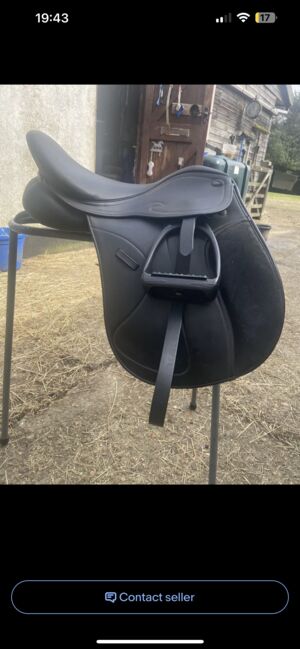 Shires Optimus 17 inch Adjustable Saddle, Shires  Optimus, Morgan Partridge, All Purpose Saddle, Cheltenham, Image 8