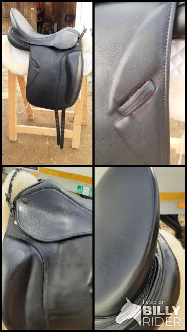 Kurzer Monoblatt Dressursattel französische Kissen Sommer Remos, Sommer Remos Monoblatt , Maresa, Dressage Saddle, Pfullingen, Image 6