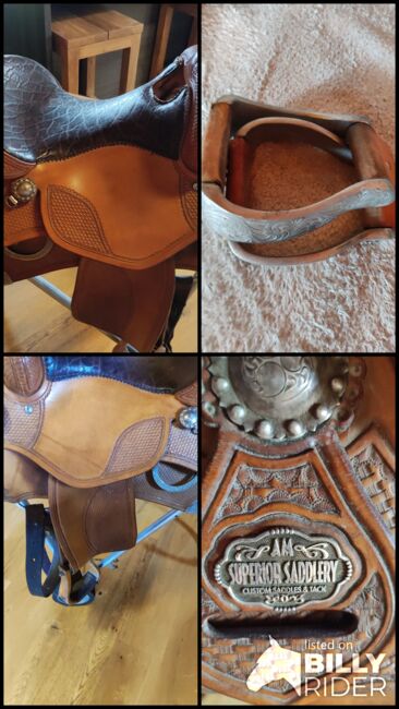 Show Reining Sattel, Westernsattel , Daniela, Western Saddle, Waakirchen, Image 8