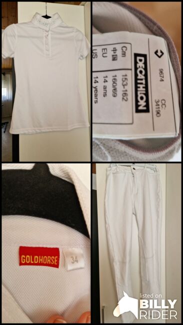 Turnierreitset Größe 34, 152, Goldhorse/ Decathlon, Helena , Children's Show Apparel, Hütschenhausen, Image 7