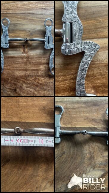 Showbit Shank Snaffle inkl. Kinnkette, Barbara Morgenroth , Horse Bits, Scheßlitz, Image 5
