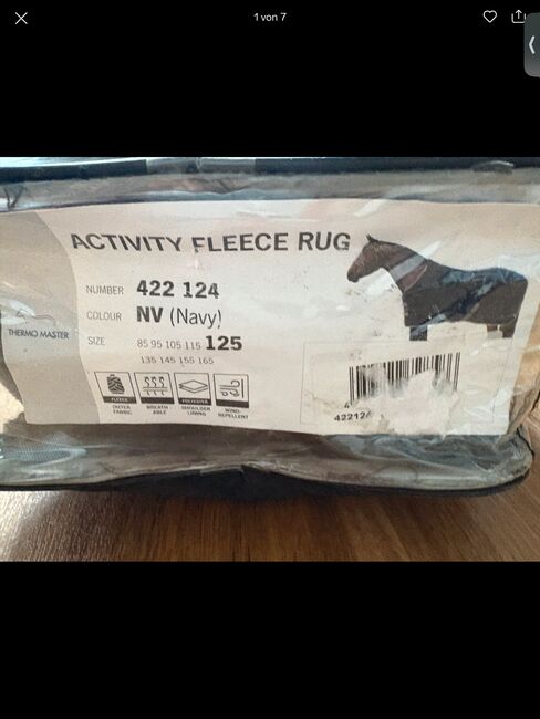 Showmaster Active fleece rug Abschwitzdecke Krämer 125, Showmaster Active fleece rug , Luisa S., Horse Blankets, Sheets & Coolers, Dortmund