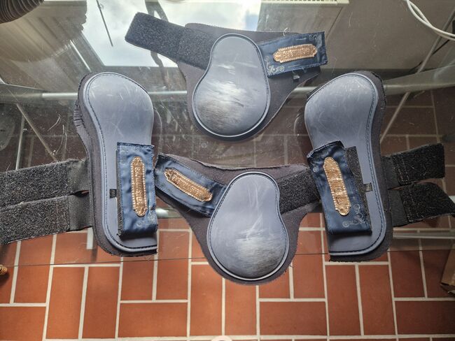 Showmaster gamaschen wb full blau rosegold, Showmaster  Gamaschen , K. Werner, Tendon Boots, Westerwalsede