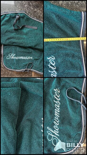 Showmaster Nierendecke Petrol Glitzer, Showmaster , Natasa, Horse Blankets, Sheets & Coolers, Linz, Image 6