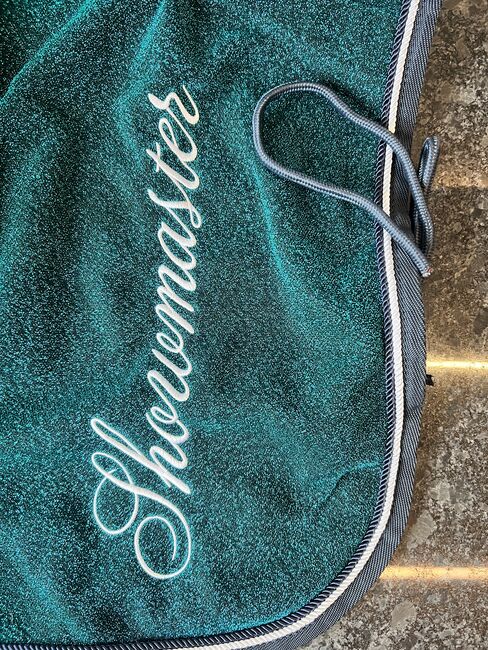 Showmaster Nierendecke Petrol Glitzer, Showmaster , Natasa, Horse Blankets, Sheets & Coolers, Linz, Image 2