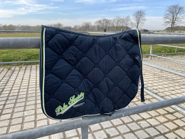 Showmaster Schabracke Blau Polo Society in VS, Showmaster Vielseitigkeit , Lilly Schuldt, Dressage Pads, Dresden, Image 6