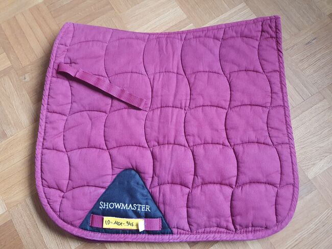 Showmaster Schabracke bordeaux rot, Showmaster , V.F., Dressage Pads, Freiberg am Neckar 