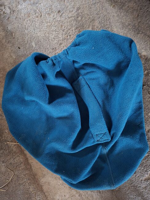 Showmaster Sattelschoner / Sattelschutz aus Fleece - Petrol / Blau, Michelle wilms , Saddle Accessories, Utzenaich 