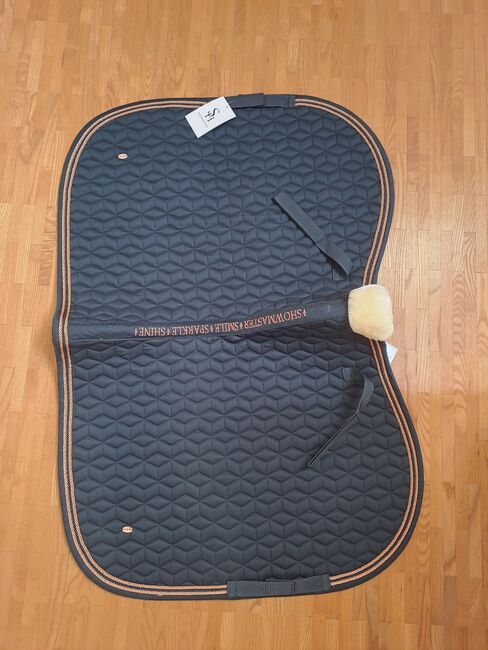 Showmaster Schabracke Just Sparkle navy, Showmaster Schabracke, Magdalena Strasser, Dressage Pads, Baumgartenberg , Image 2