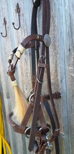 Sidepull Tassel VB braun, Groskorth Sidepull Tassel, VB, Katharina Langeder, Bitless Bridles, Dürndorf, Image 2