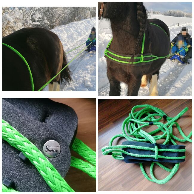 Sieltec Skijöring Set Größe 4 (zB. Haflinger, Tinker), Sieltec Skijöring Set , Franzi , Pomoce szkoleniowe , Krumbach